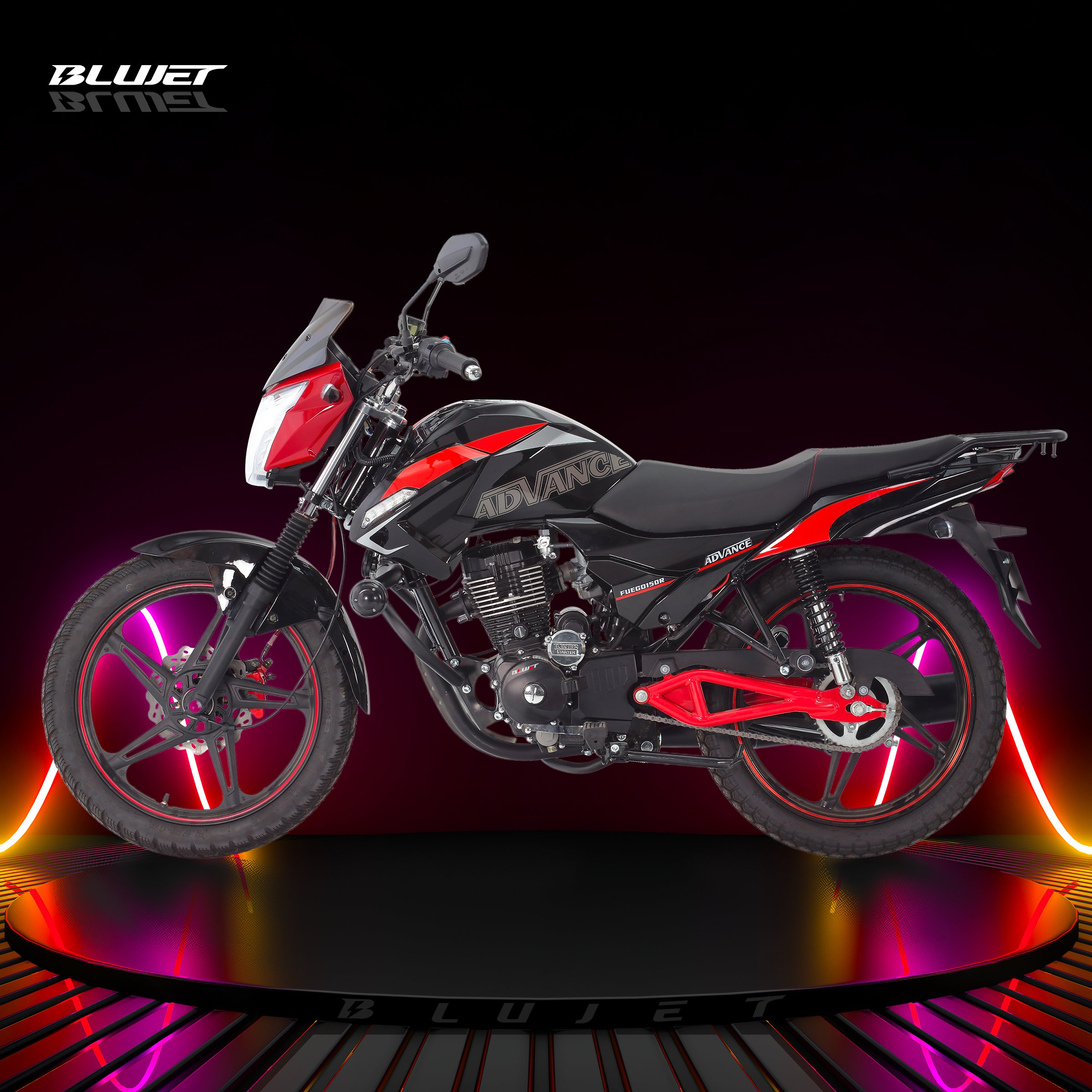 Bullet 150 Cross New 250cc Street Motorcycle Push Rod CG250 Engine Digital Meter Disc Brake for Latin America Market