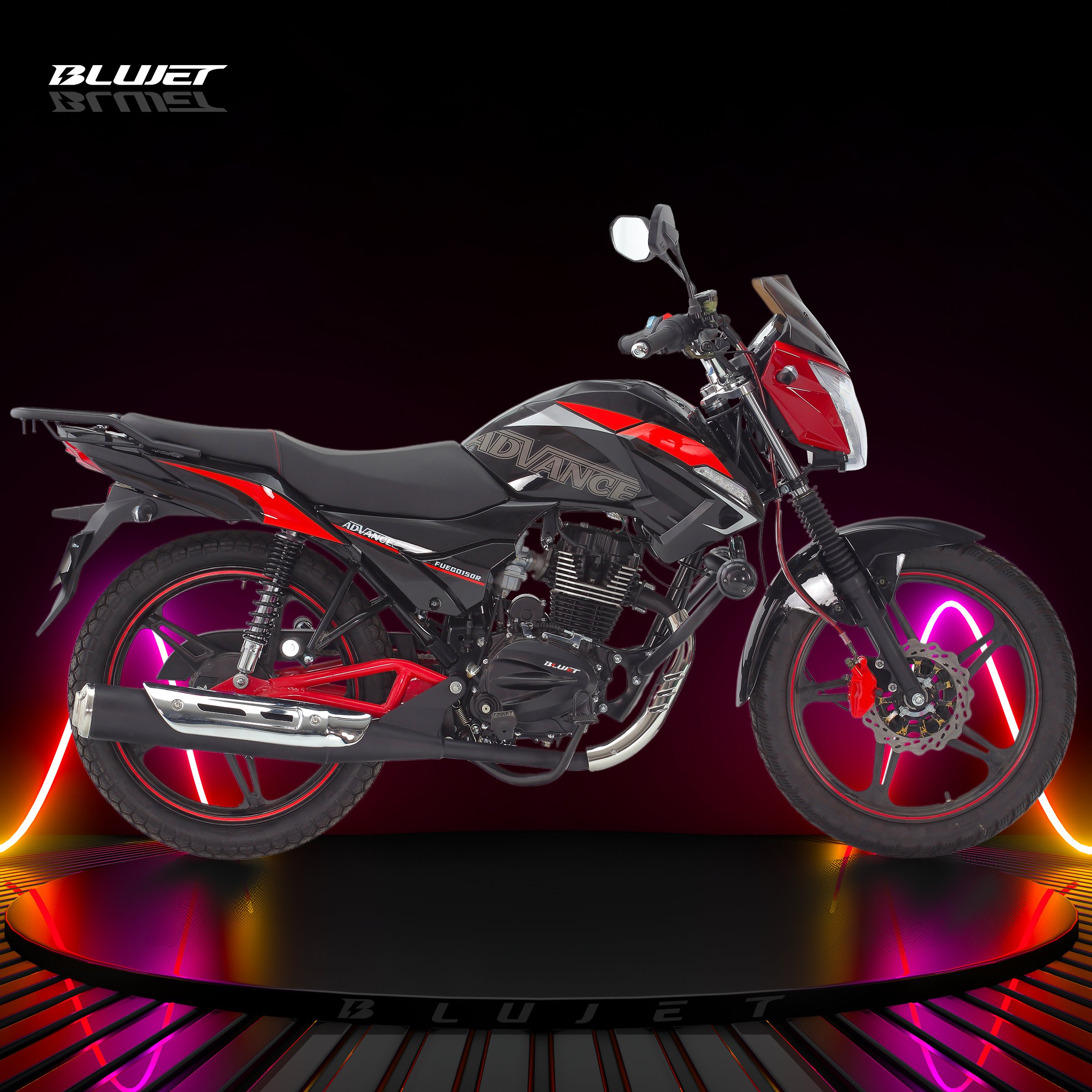 Bullet 150 Cross New 250cc Street Motorcycle Push Rod CG250 Engine Digital Meter Disc Brake for Latin America Market