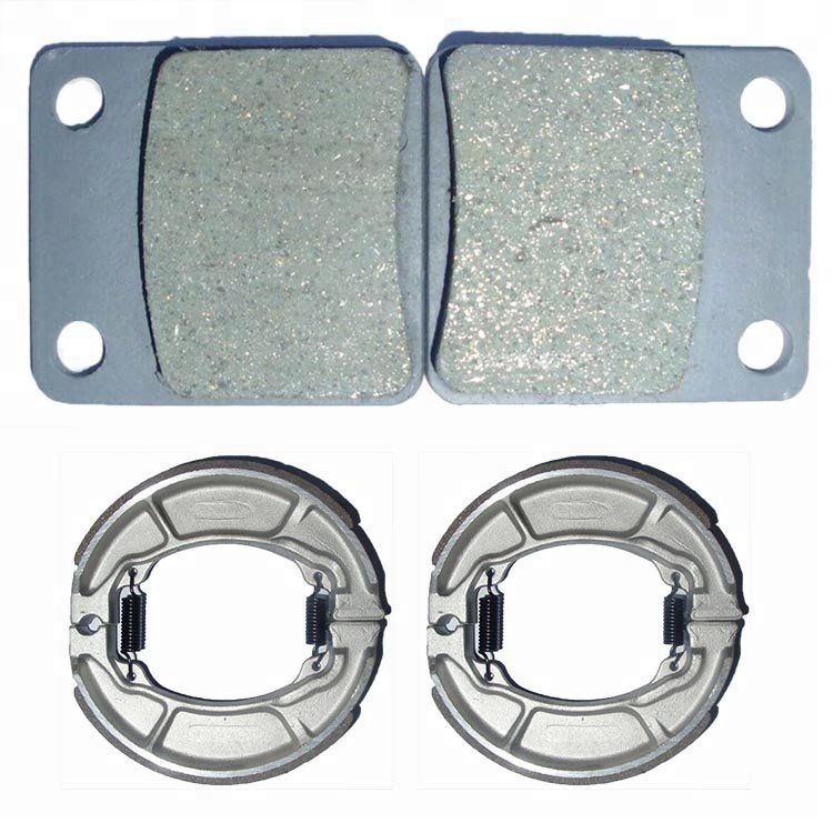 Front Disc Brake Pads Rear Drum Brake Shoe for Two Wheels Honda CG150 Motorcycle