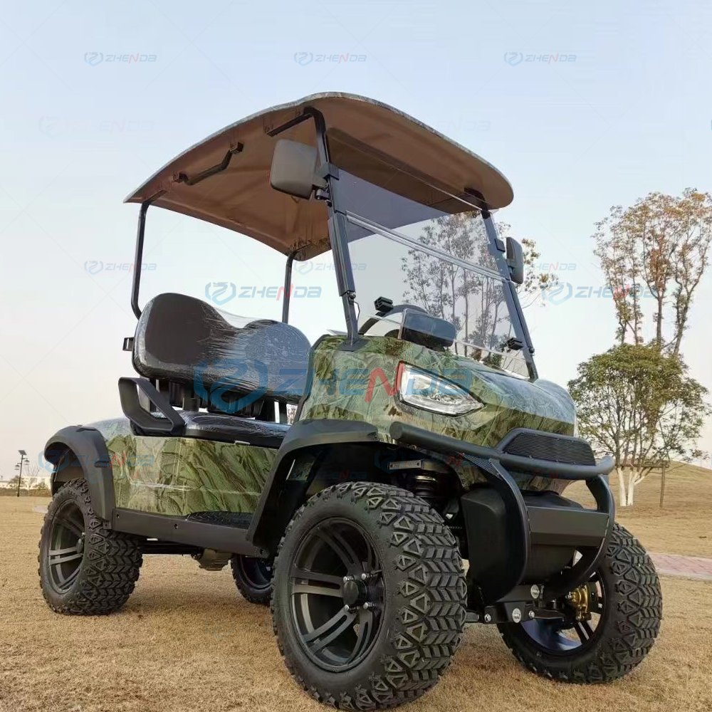 Factory Power Motor New Energy 600w/800w/1000w Electric 4 Wheel Electric Club Carts Golf Cart