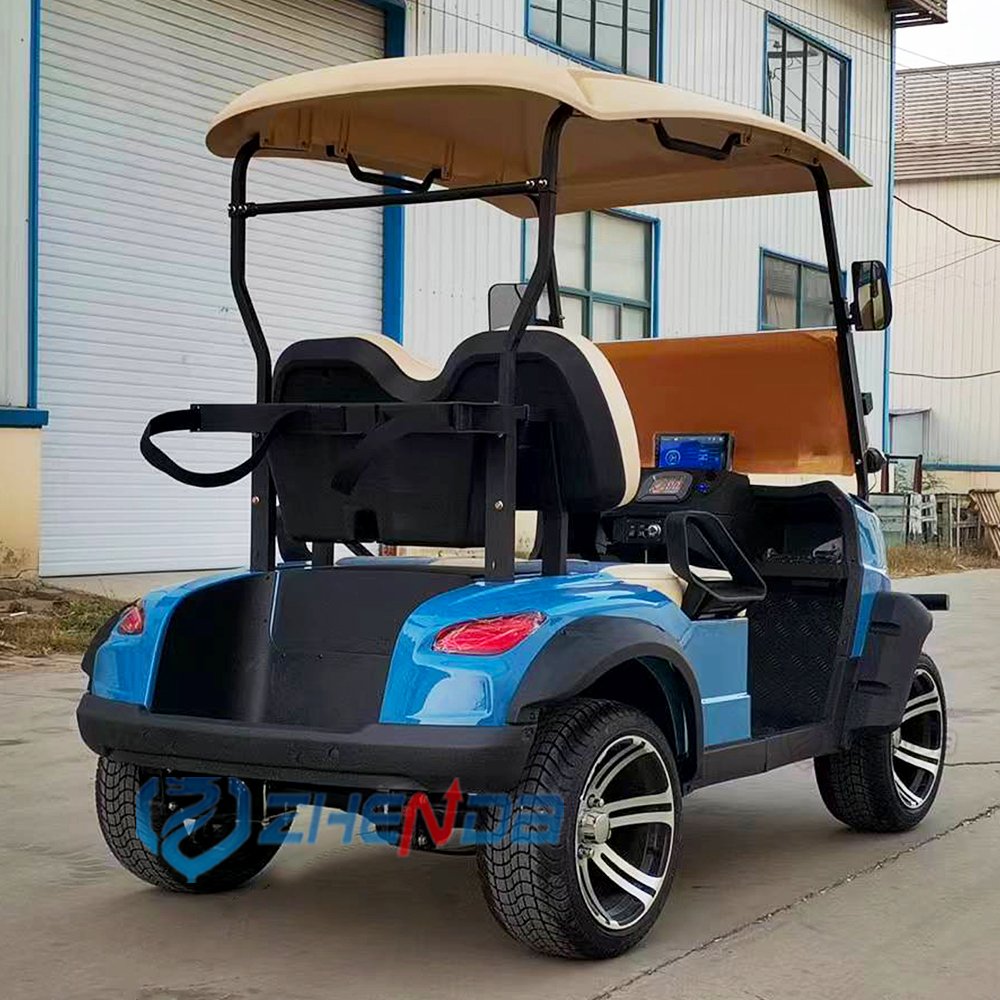 Factory Power Motor New Energy 600w/800w/1000w Electric 4 Wheel Electric Club Carts Golf Cart