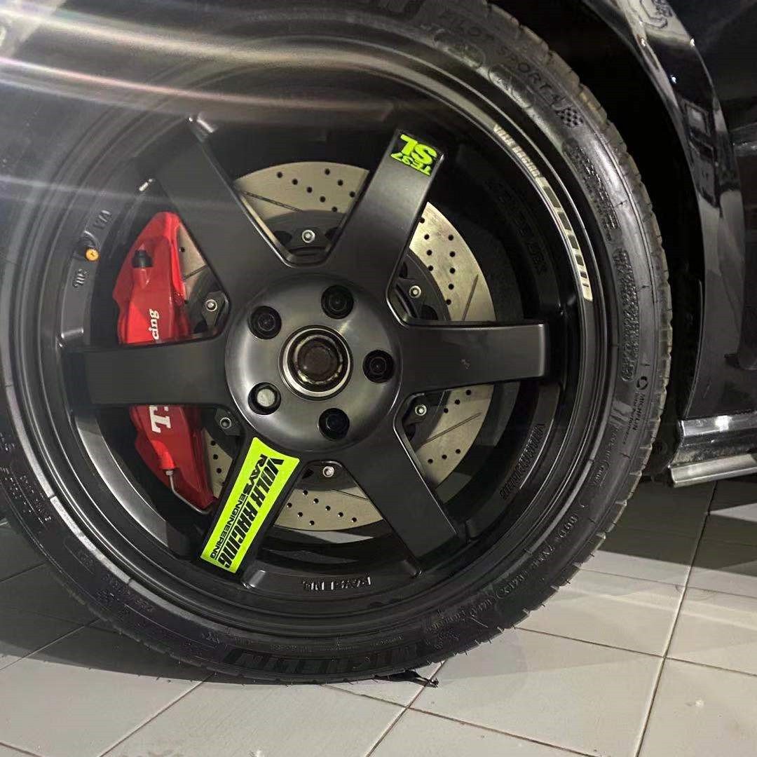 BRAKE BRAKE KIT Forged Caliper 4 Piston Brake Caliper 355x28MM DISC 18INCH WHEELS for RENAULT MEGANE 3 RS