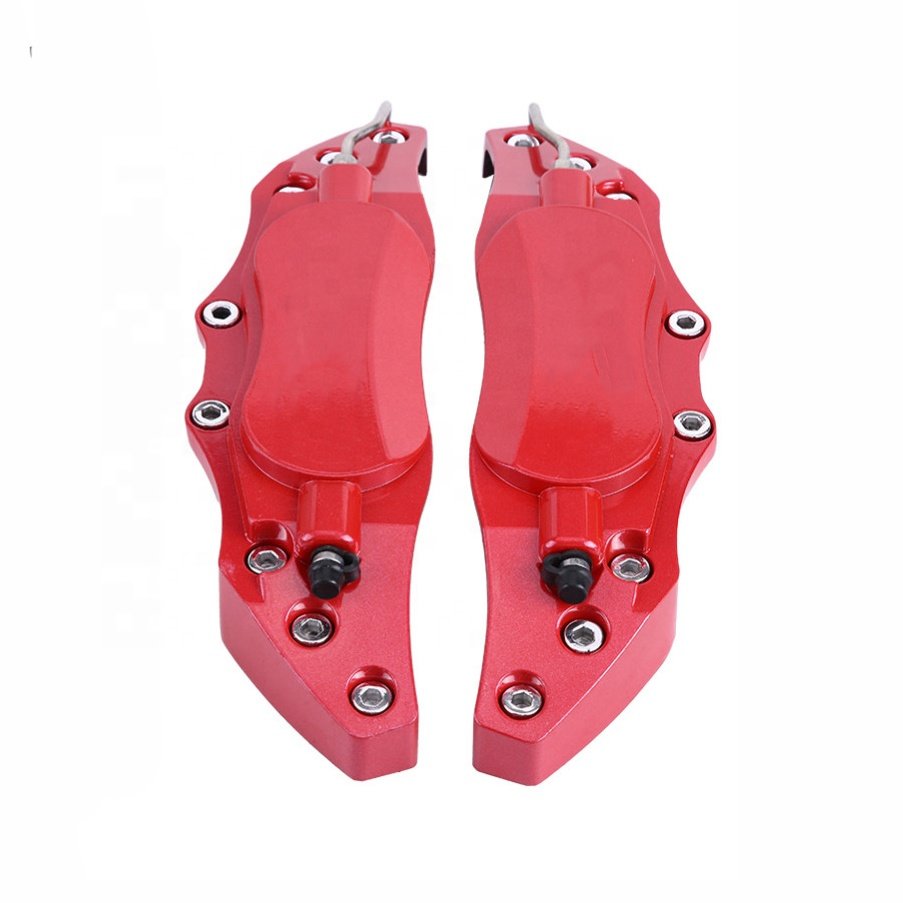 JDMotorsport88 Auto Universal Red Aluminum Metal Brake Disc Caliper Covers