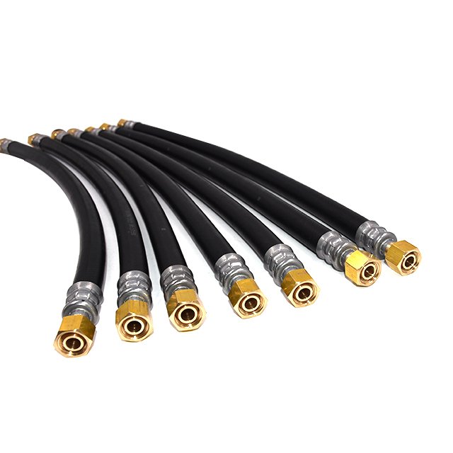 DOT Approved SAE J1402 Air Brake Hose Assemblies 1/4" With Swivel NPT Fittings