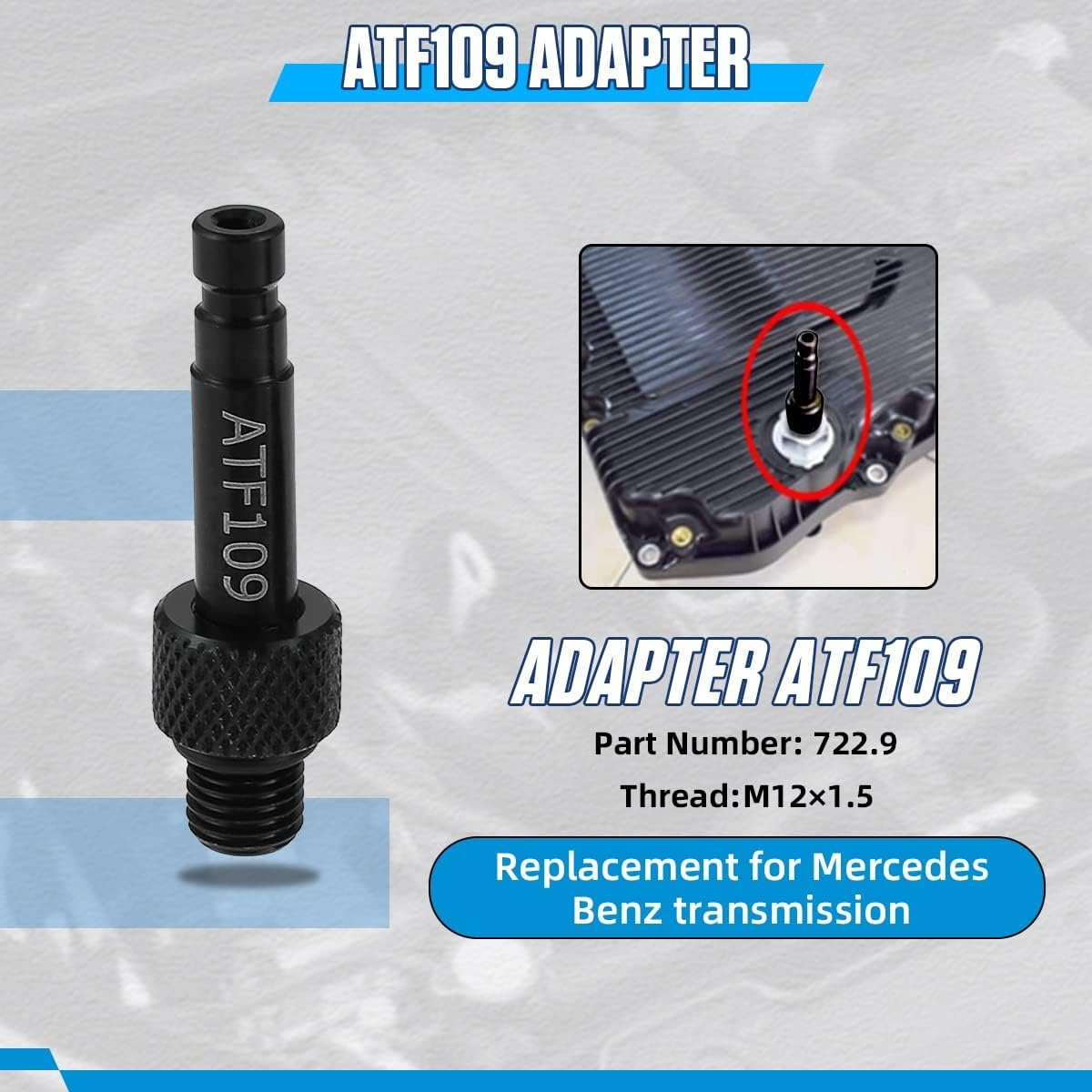 GTYPRO 4PC Metal Transmission Oil Filling Tool for Mercedes Benz