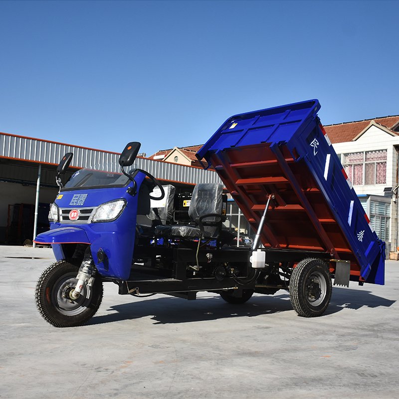 3 Wheel Gasoline Motor Tricycles Gasoline Tricycle Cargo with Cabin