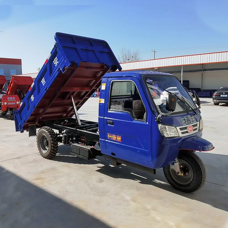 3 Wheel Gasoline Motor Tricycles Gasoline Tricycle Cargo with Cabin