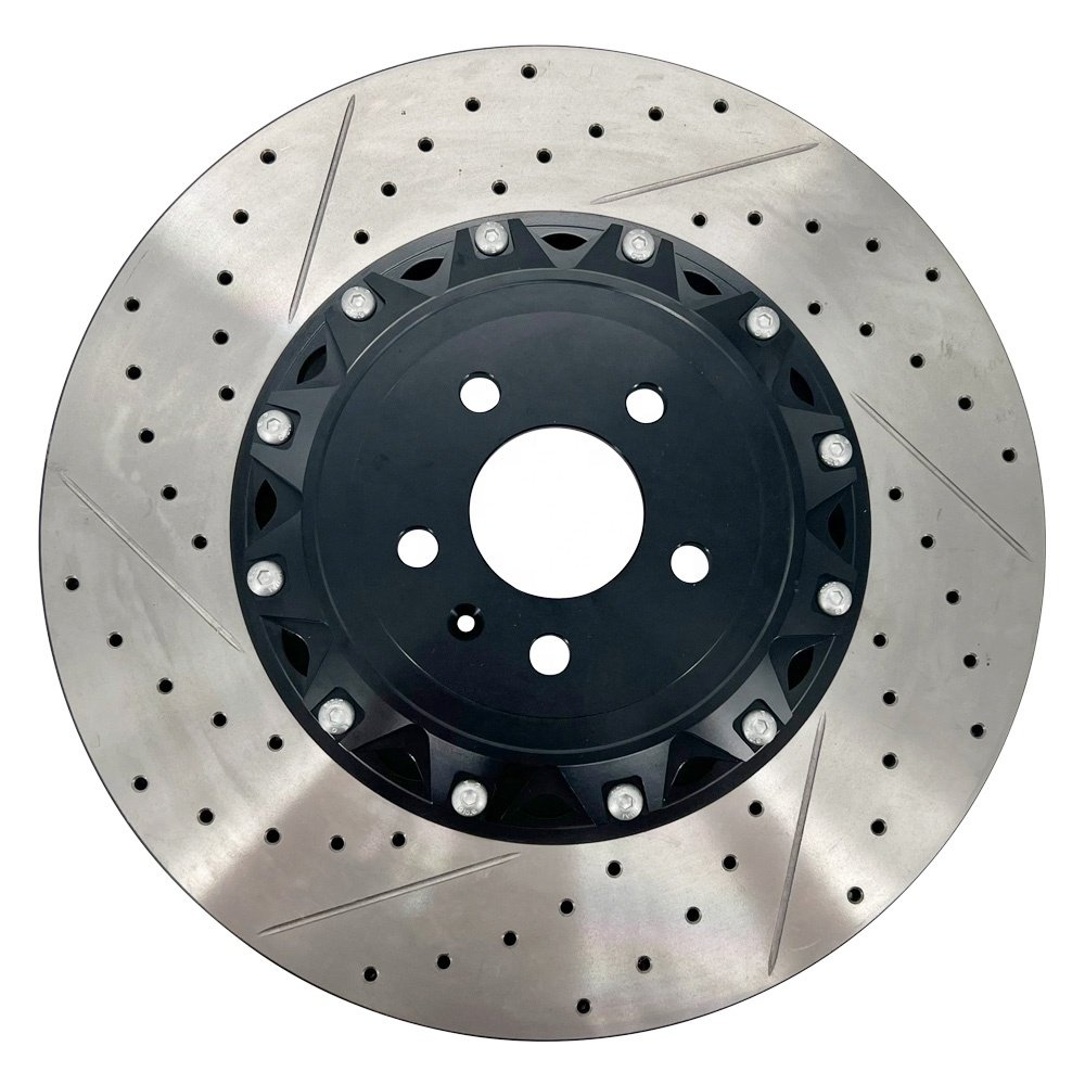 Auto High Carbon 2-Piece Brake Disc for Audi S6 S7 S8 400mm