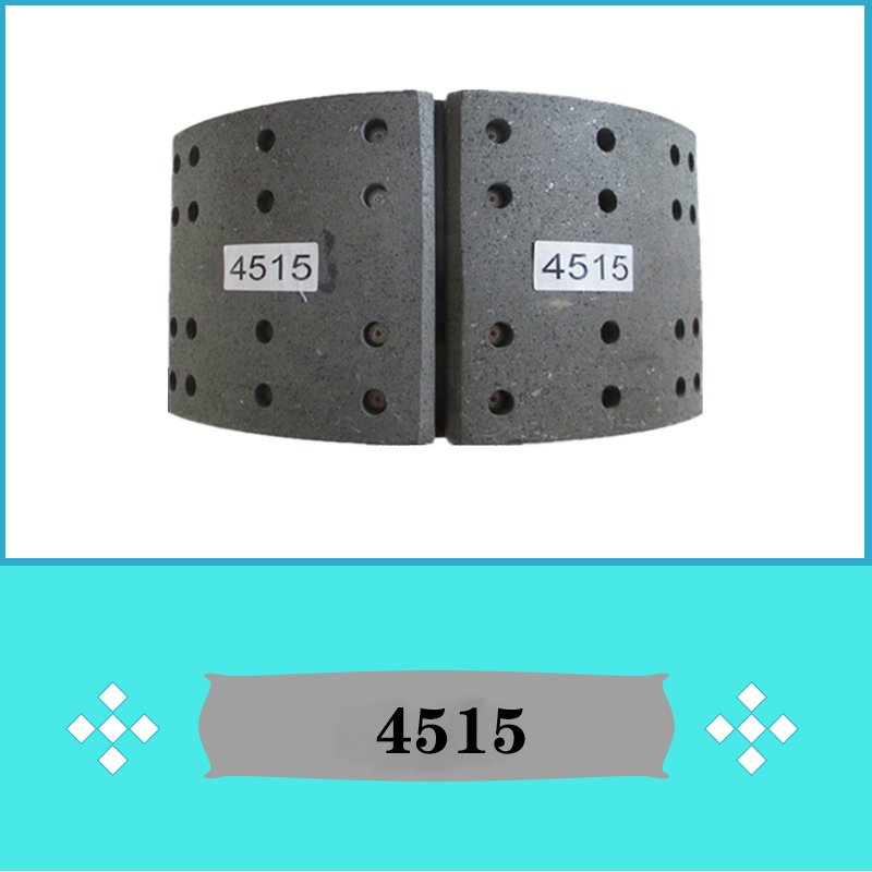 4515 Brake Lining Shoe Truck Part Brake Heavy Duty Truck With Rivets