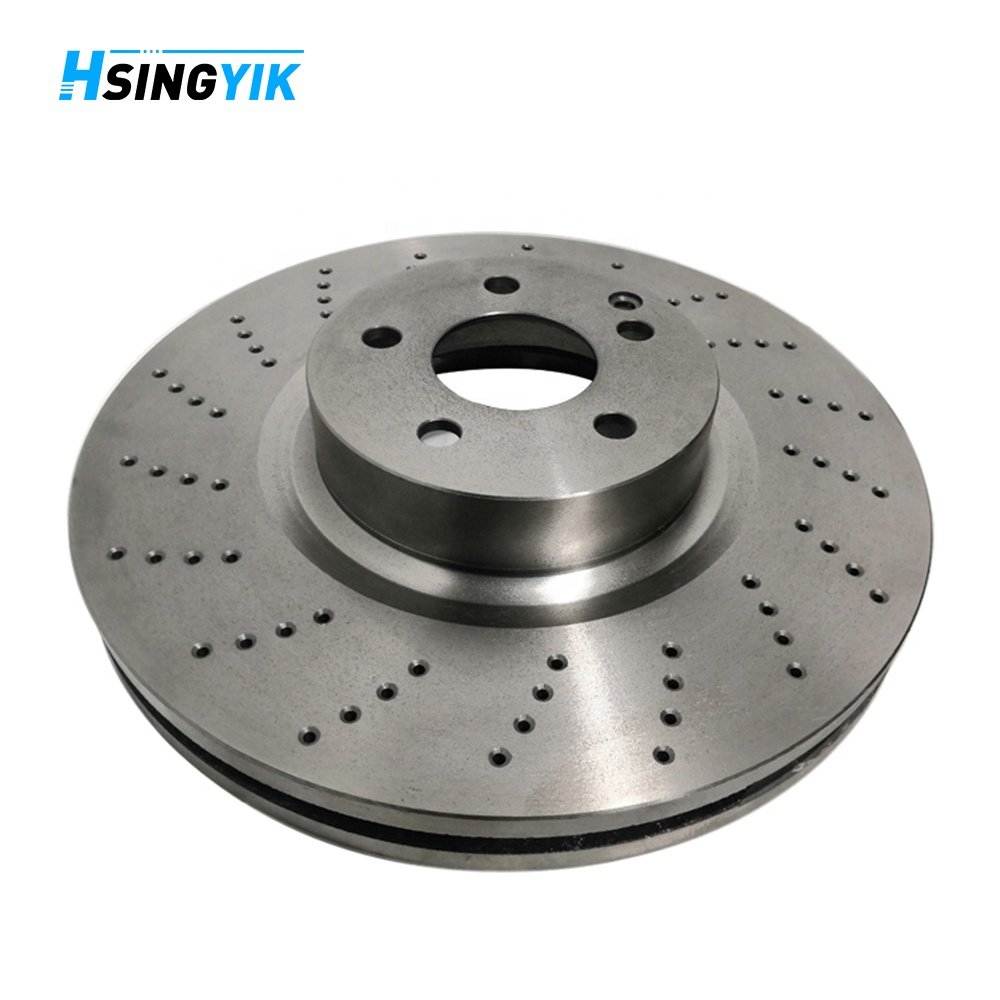 2204211912 High Quality Upgraded Slotted Drill Rear Rotor Brake Disk for Mercedes Benz S-Class Cl55