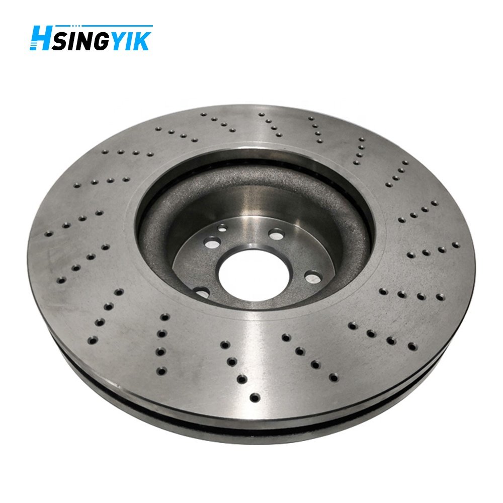 2204211912 High Quality Upgraded Slotted Drill Rear Rotor Brake Disk for Mercedes Benz S-Class Cl55