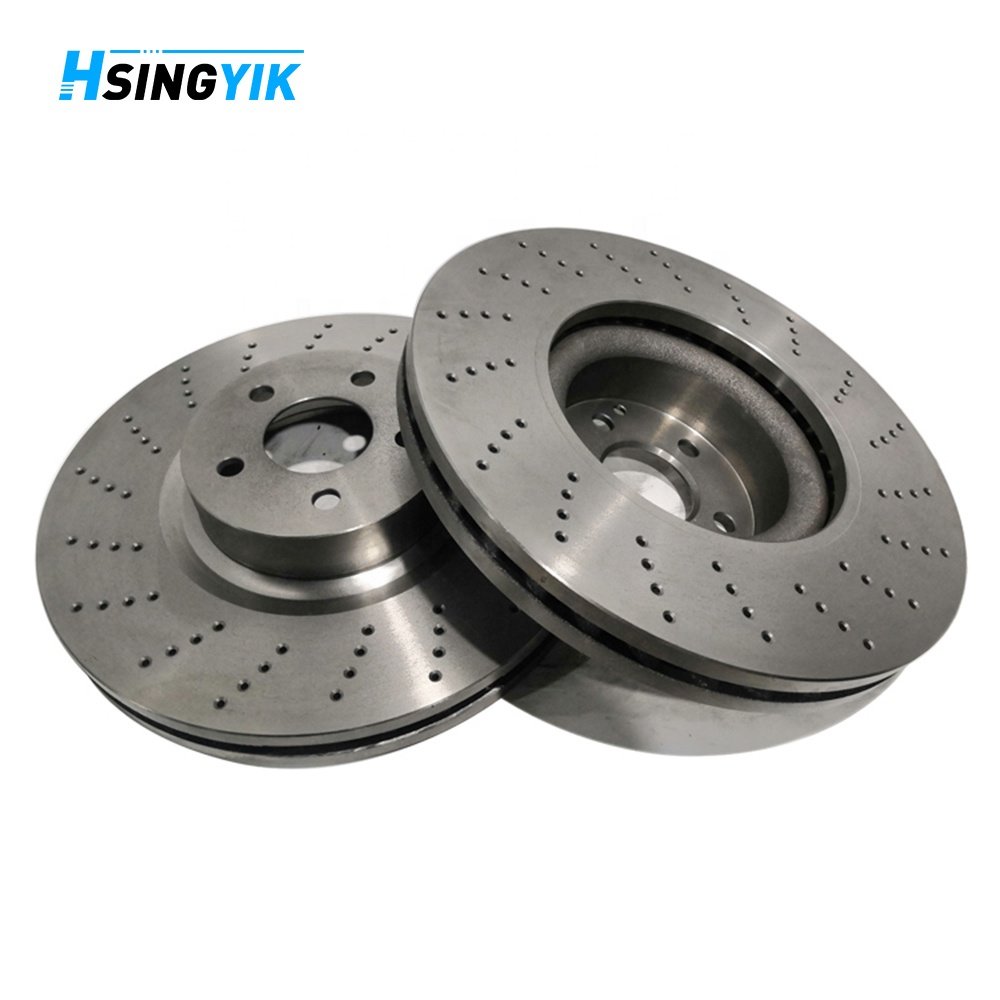 2204211912 High Quality Upgraded Slotted Drill Rear Rotor Brake Disk for Mercedes Benz S-Class Cl55