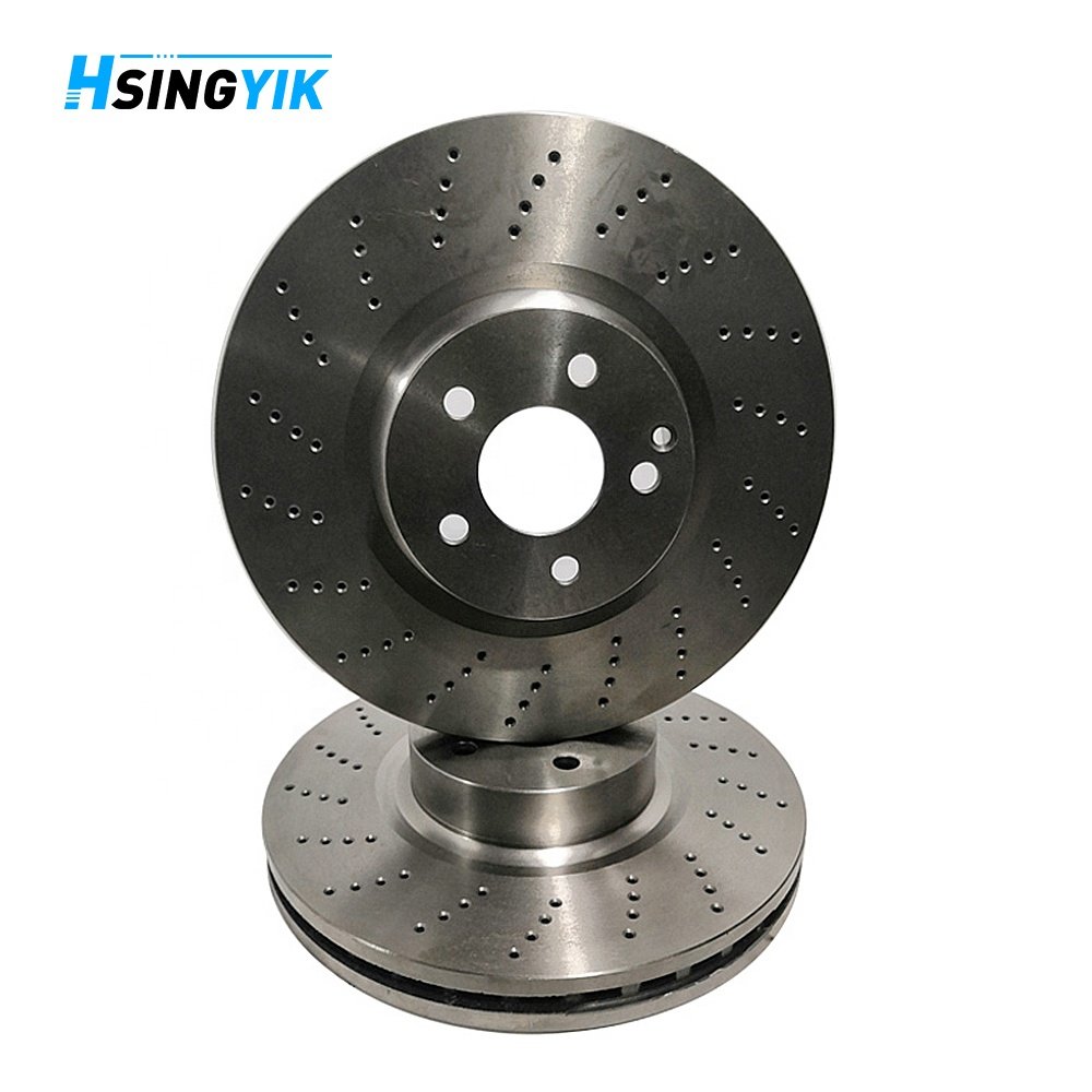 2204211912 High Quality Upgraded Slotted Drill Rear Rotor Brake Disk for Mercedes Benz S-Class Cl55