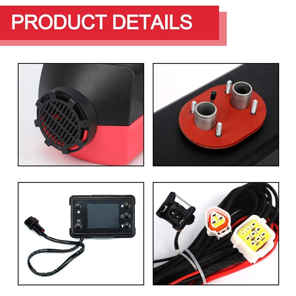 8KW Diesel Air Heater 12V Diesel Parking Heater Set Fast Heating Diesel Heater for Truck Boat Bus Car