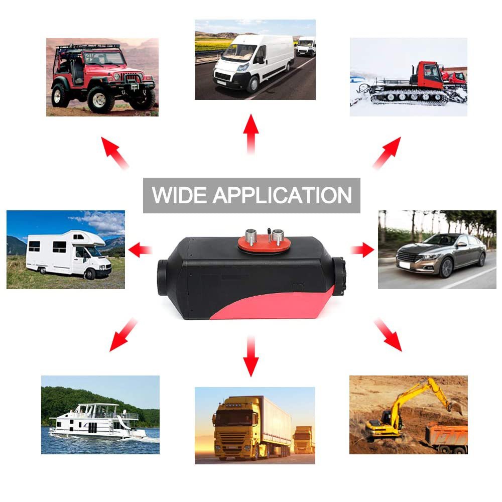 8KW Diesel Air Heater 12V Diesel Parking Heater Set Fast Heating Diesel Heater for Truck Boat Bus Car