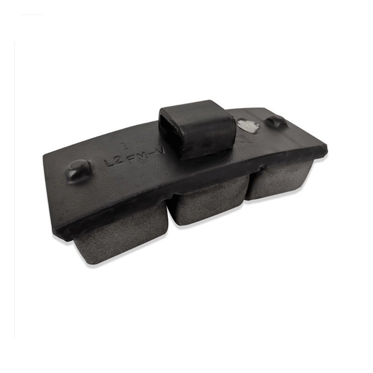 Customized Railway Brake Pad Grey Cast Iron Train Brake Shoes From China Supplier