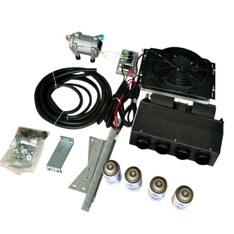 12v-24v Universal Portable Dc Car Rv Air Conditioner Kit Caravan For Car
