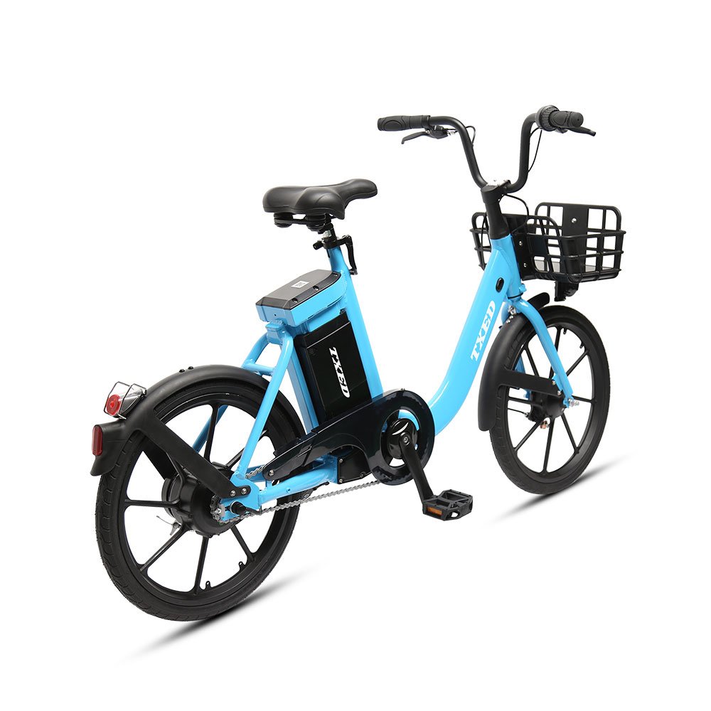 TXED 250W 36V Front Basket Popular Sharing Electric Bike With 36V/15.6AH Lithium Battery