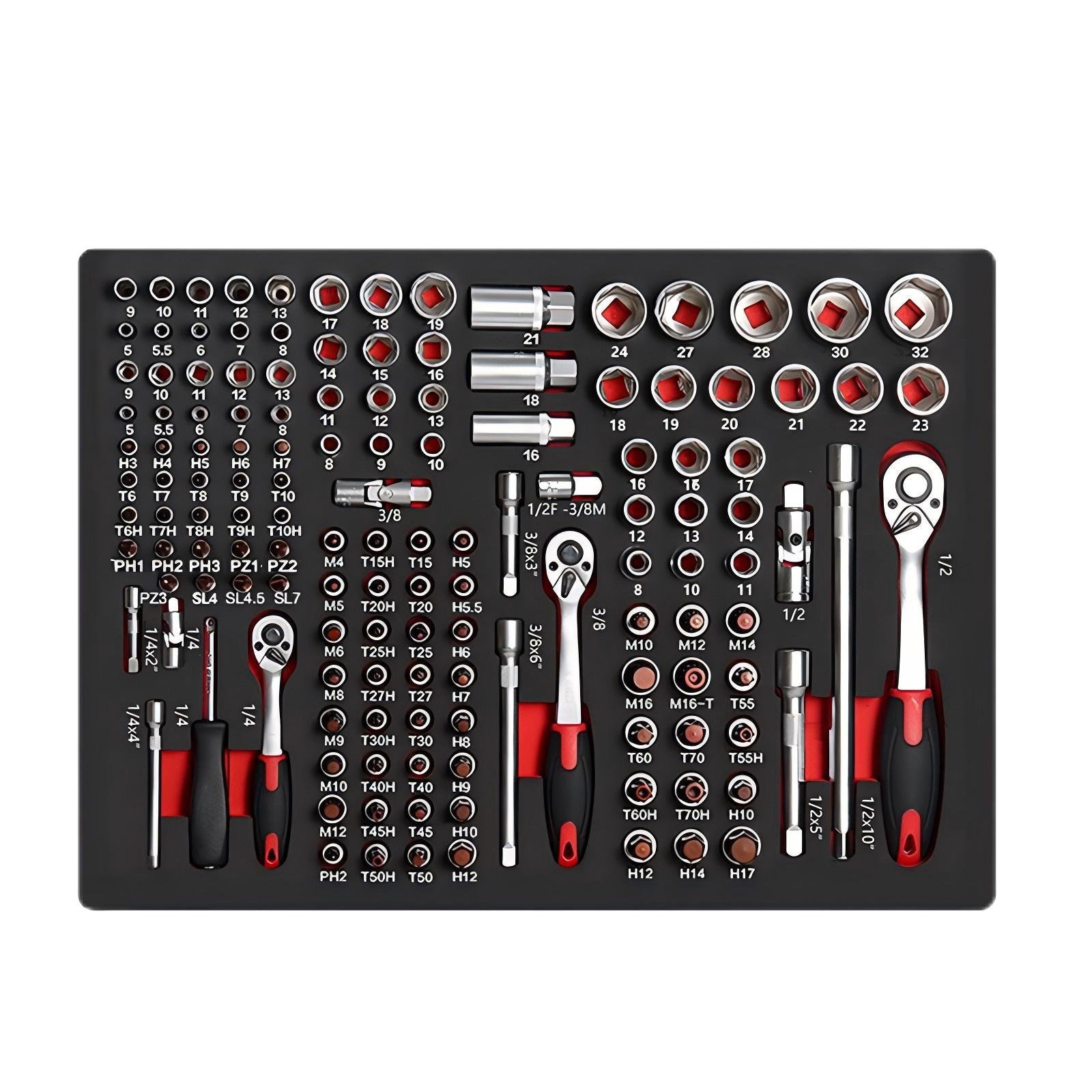 VDE Certified Manual Combination Hand Tool Kit Plastic Manual Drills Wrenches Screwdrivers Home Use Electrical Included