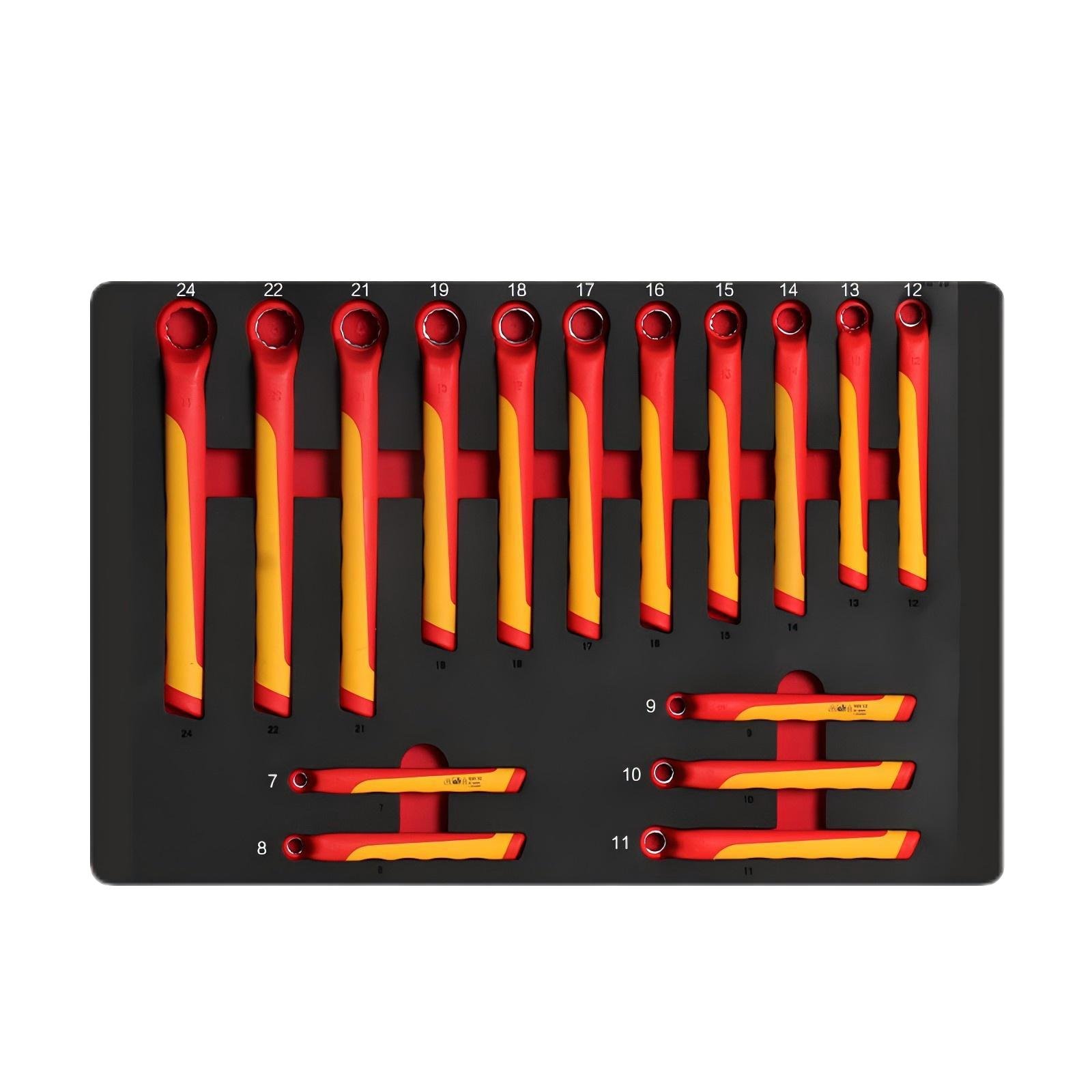 VDE Certified Manual Combination Hand Tool Kit Plastic Manual Drills Wrenches Screwdrivers Home Use Electrical Included