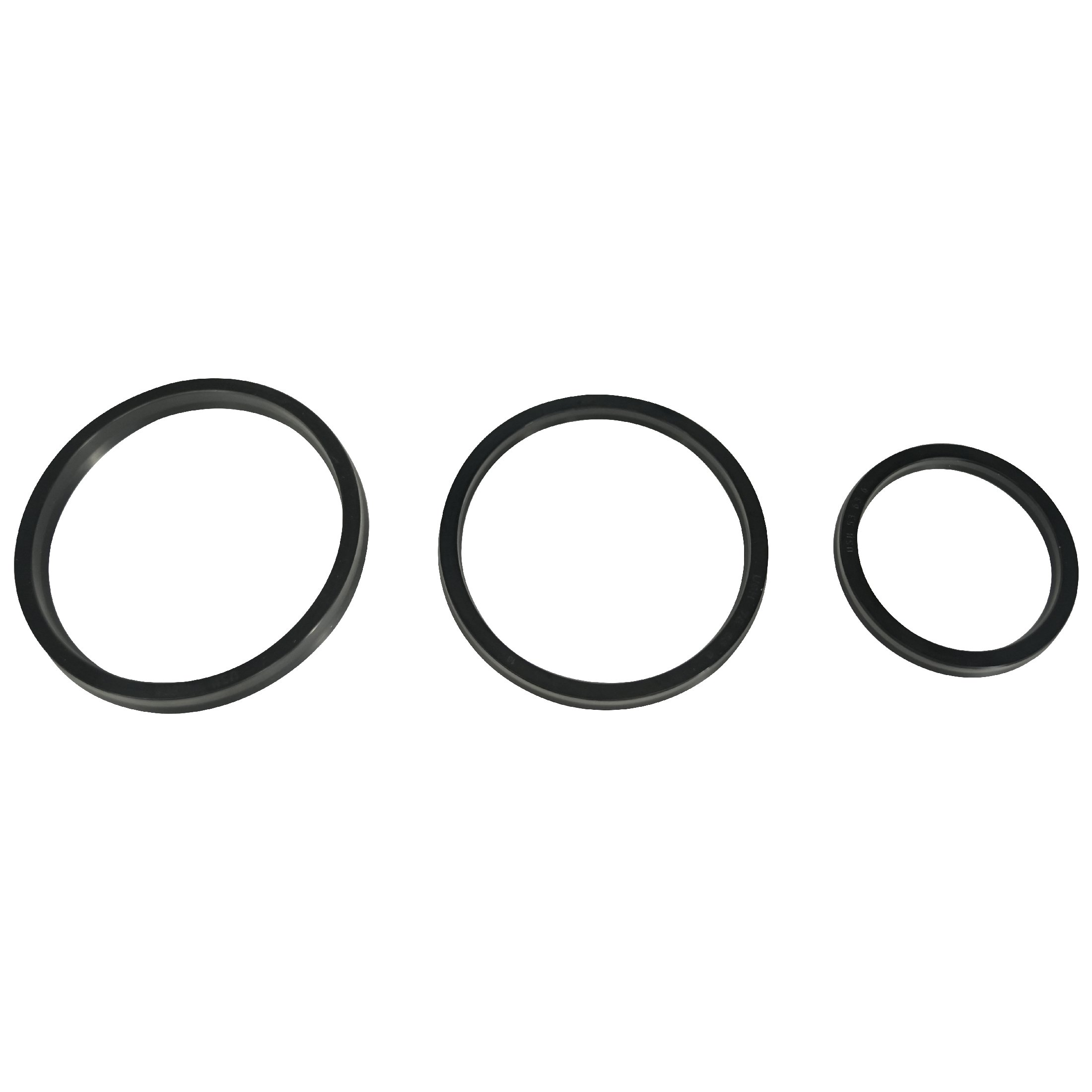 Indelseal NBR Black USH Brake Master Hydraulic Cylinder Rubber Cup Kit Pistons Rod Oil Seal
