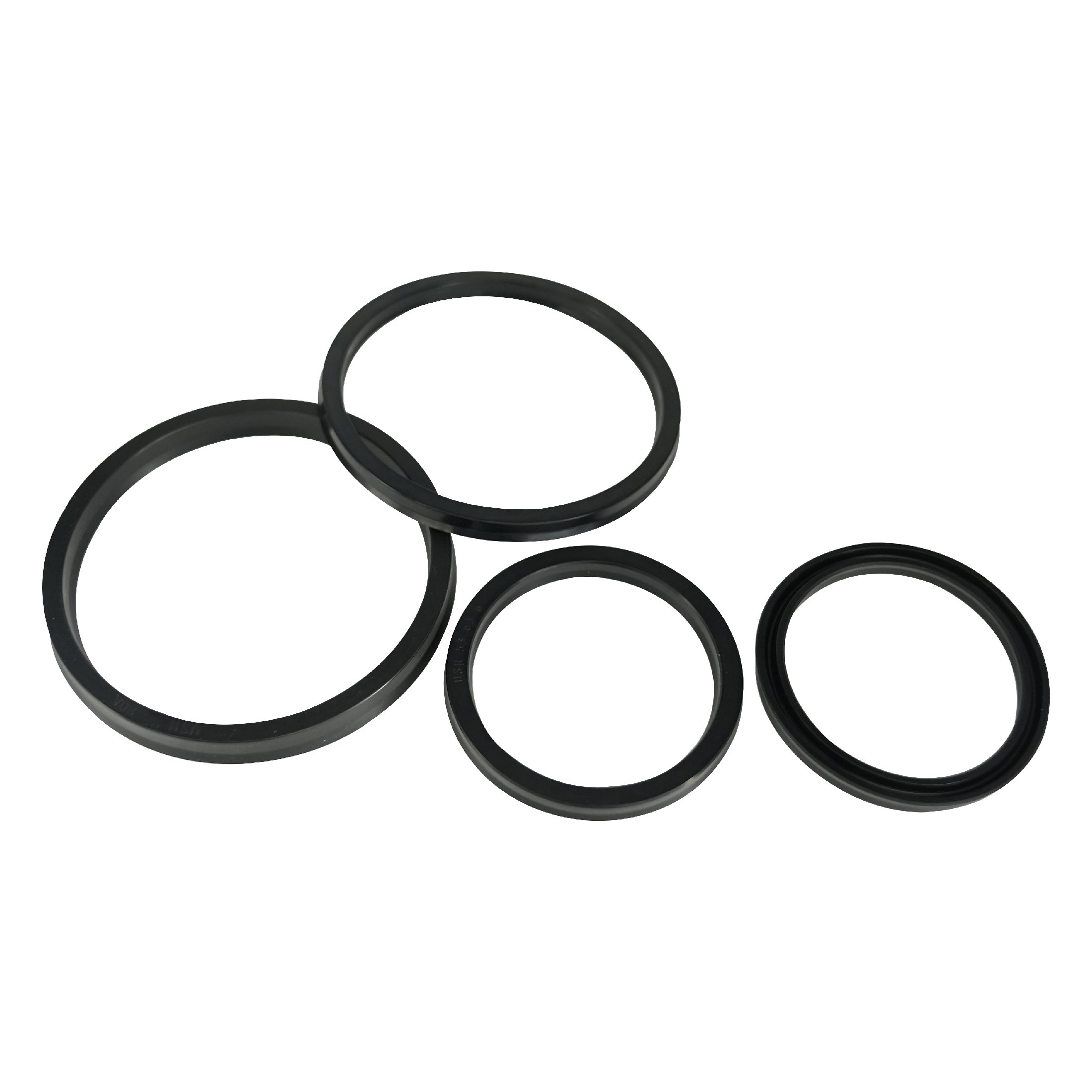 Indelseal NBR Black USH Brake Master Hydraulic Cylinder Rubber Cup Kit Pistons Rod Oil Seal