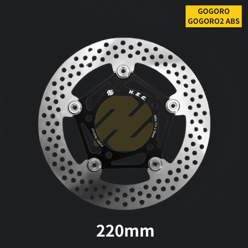 [Ready to Ship] Electric Motorcycle 220MM Front Floating Brake Discs Rotors for GOGORO GOGORO2 ABS