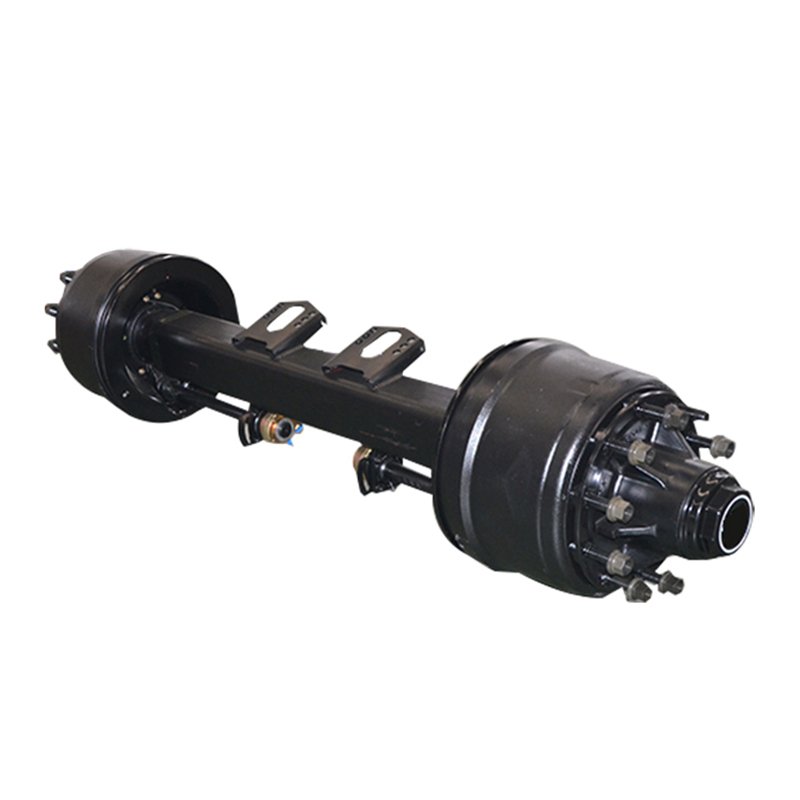 High Quality Semi Trailer Parts 13t American Type Hydraulic Tractor Torsion Semi Trailer Brake Drum Axle