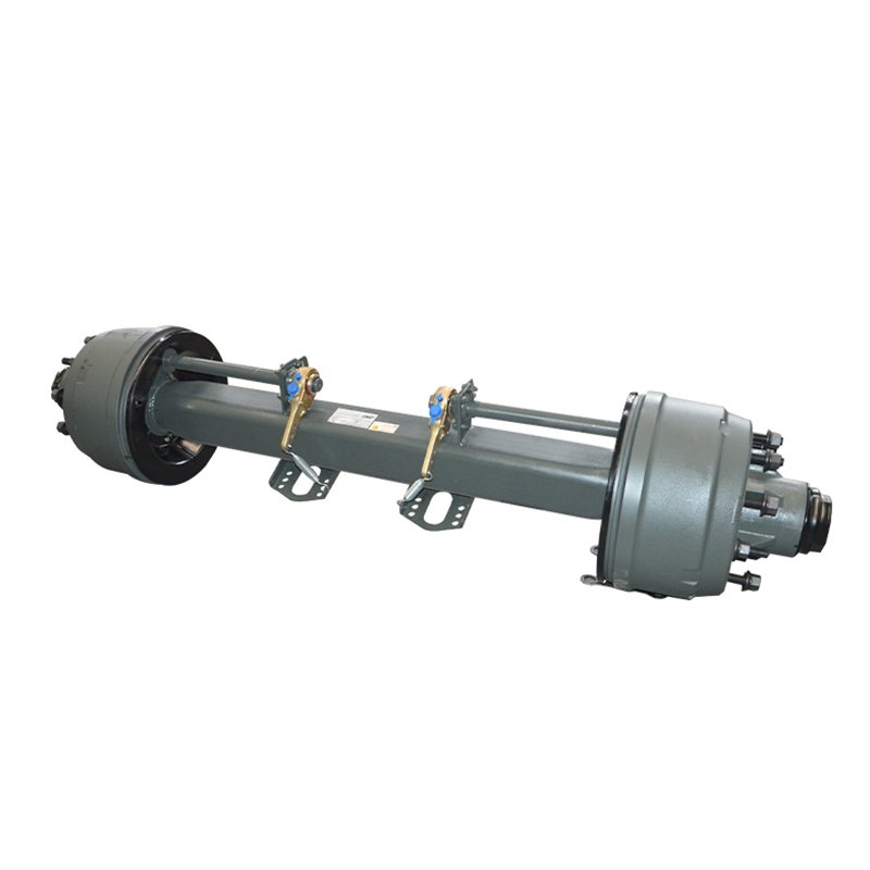 High Quality Semi Trailer Parts 13t American Type Hydraulic Tractor Torsion Semi Trailer Brake Drum Axle