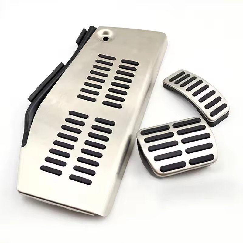 QSF Brake Fuel Accelerator Pedal Cover Kit Car Accessories for Volkswagen Polo Golf 4 Beetle