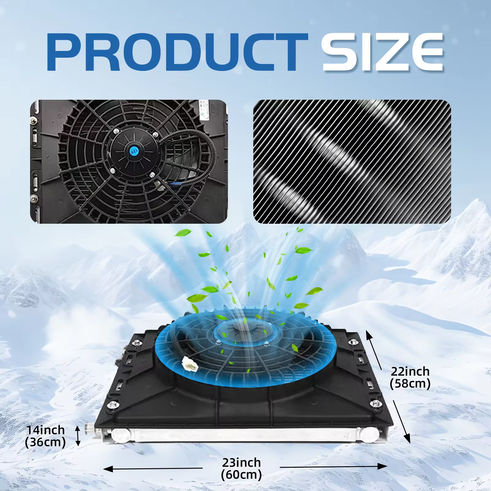 RV air Conditioning 12V Truck Parking air Conditioner Portable air Conditioner for Car