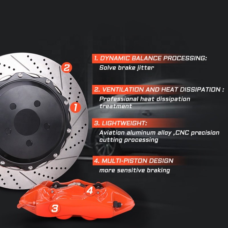 New Custom Big Brake Kit Toyota Altis 4707 Brake Shoes Kit for Subaru Honda Jazz GK City GN 2 City Hatchback 2020 2021 2022