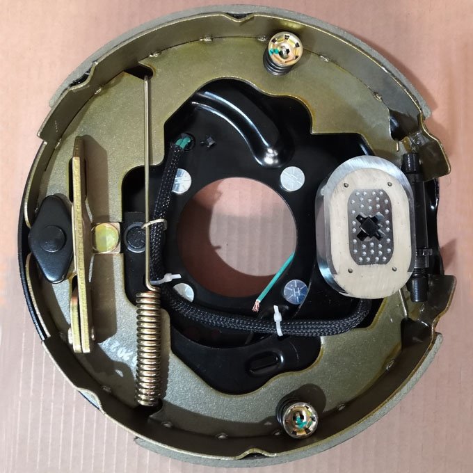 10'' Electric Drum Brake System with Parking Lever for Camper Trailer Accessories for Rv Use