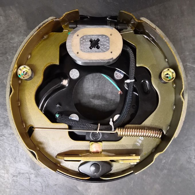 10'' Electric Drum Brake System with Parking Lever for Camper Trailer Accessories for Rv Use