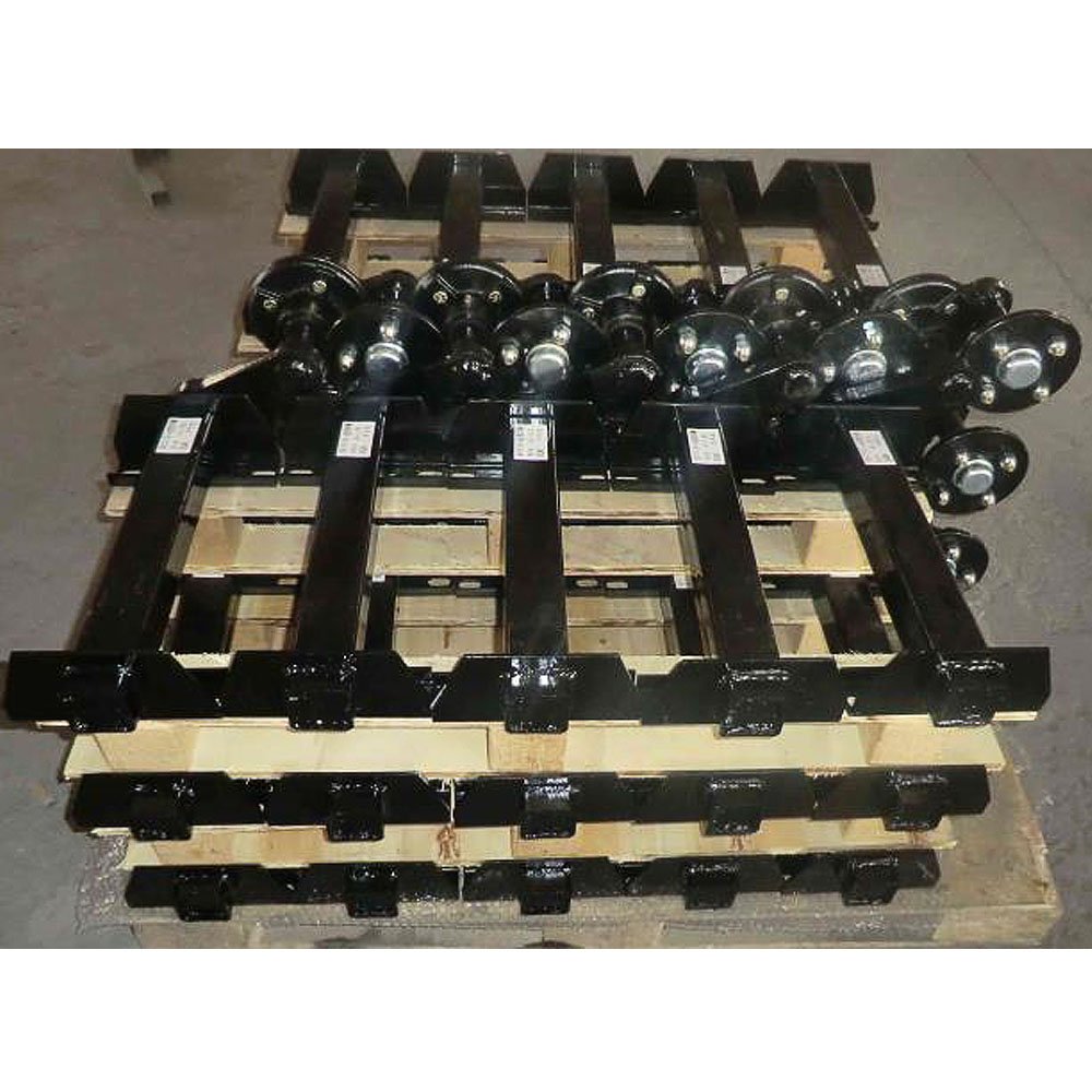 Trailer Rubber Torsion Half Axle with Electric Drum Brake