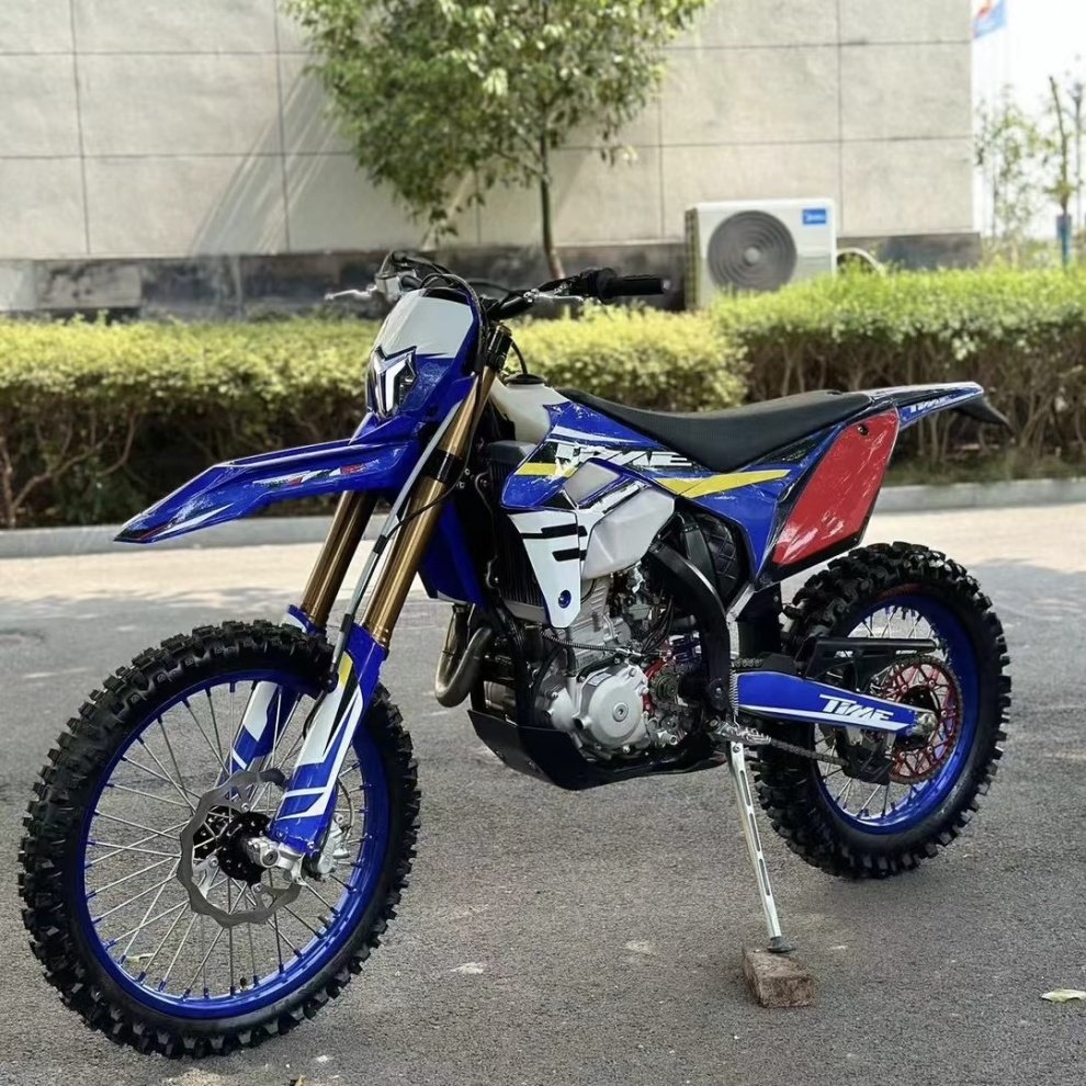 300cc Off-Road Enduro Racing Motorcycle 130km/h Speed 25kw Power Water-Cooled Four-Stroke Engine Full Size Racing Bike