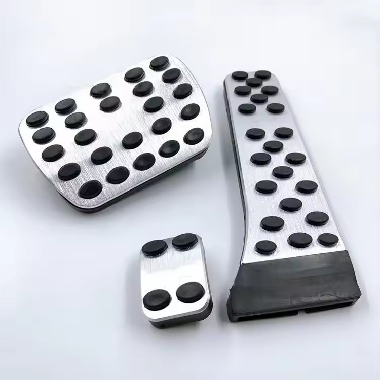 QSF Brake Fuel Accelerator Pedal Cover Kit Car Accessories for Mercedes-Benz C/CLS/E/GLK/SLK