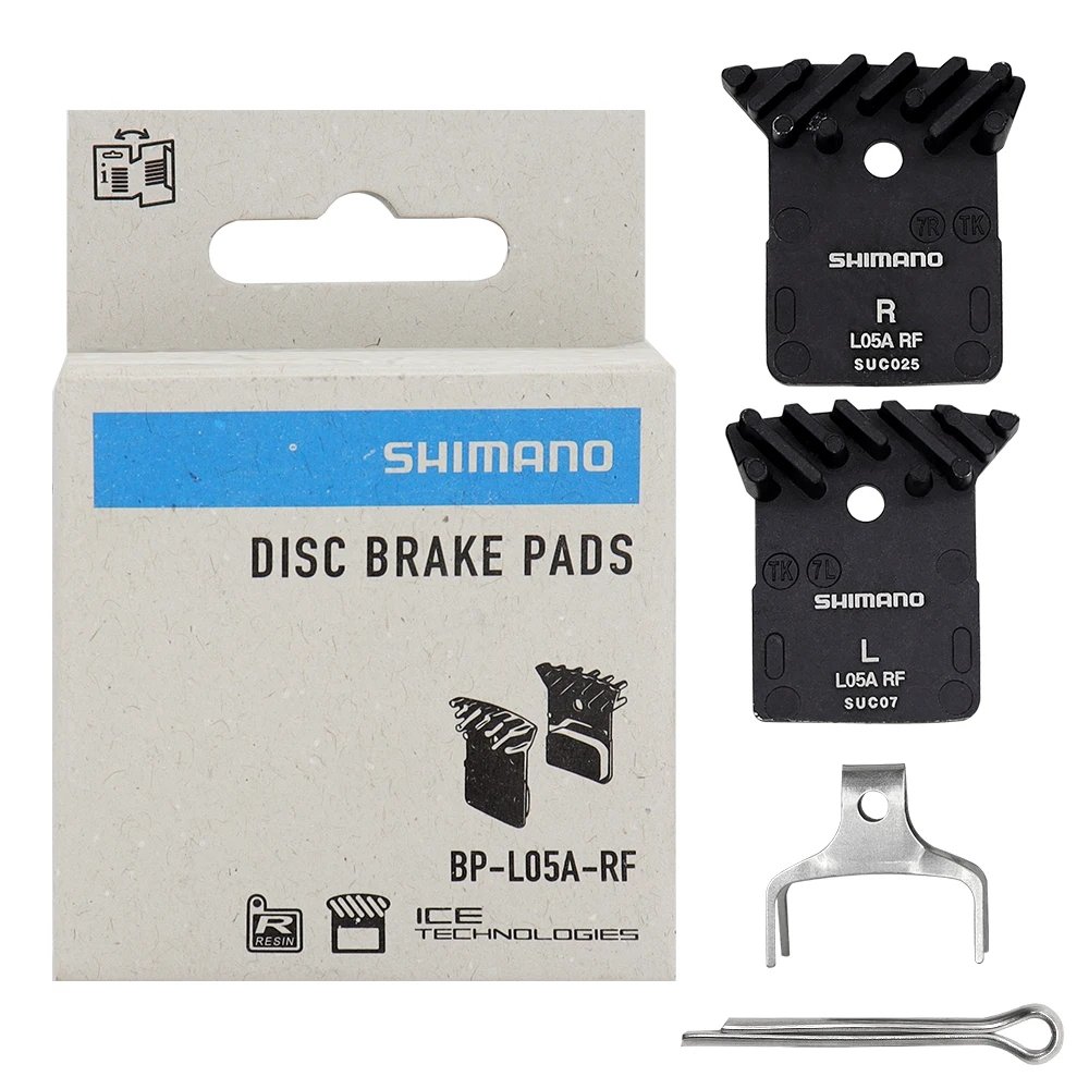 SHIMANO L05A Bicycle Brake Pads for MTB Road Bike L05A-RF Resin Brake Pad for M8100 M7100 R9150 R7100 R8050 GRX Original Parts