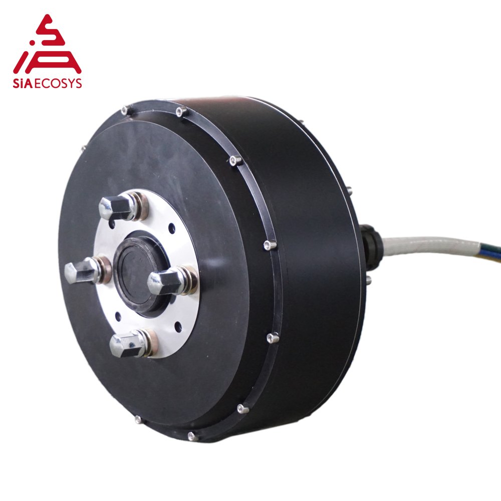 QSMOTOR 12*5inch 5000W 72V 90kph 2wd Single Shaft Hub Motor Electric Car Conversion Kit for Electric ATV Car
