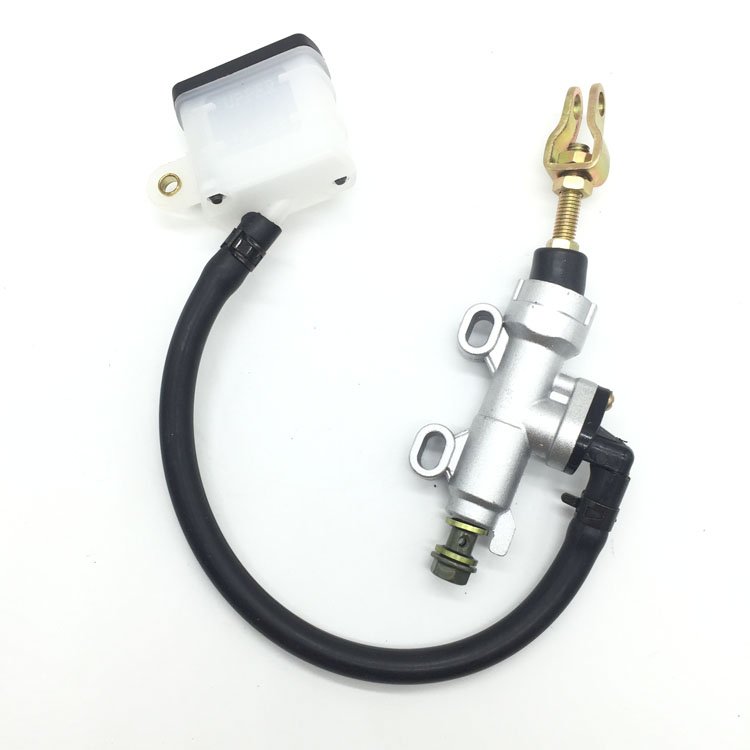 Rear Foot Brake Master Cylinder Pump With Reservoir for Pit Dirt Bike ATV Quad 4 Wheeler 50cc -250cc Universal