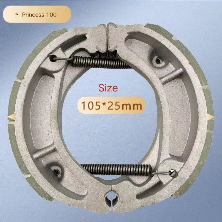 Motorcycle Brake Shoe TMX 125 Semi-metallic Friction Rear Brake Shoes