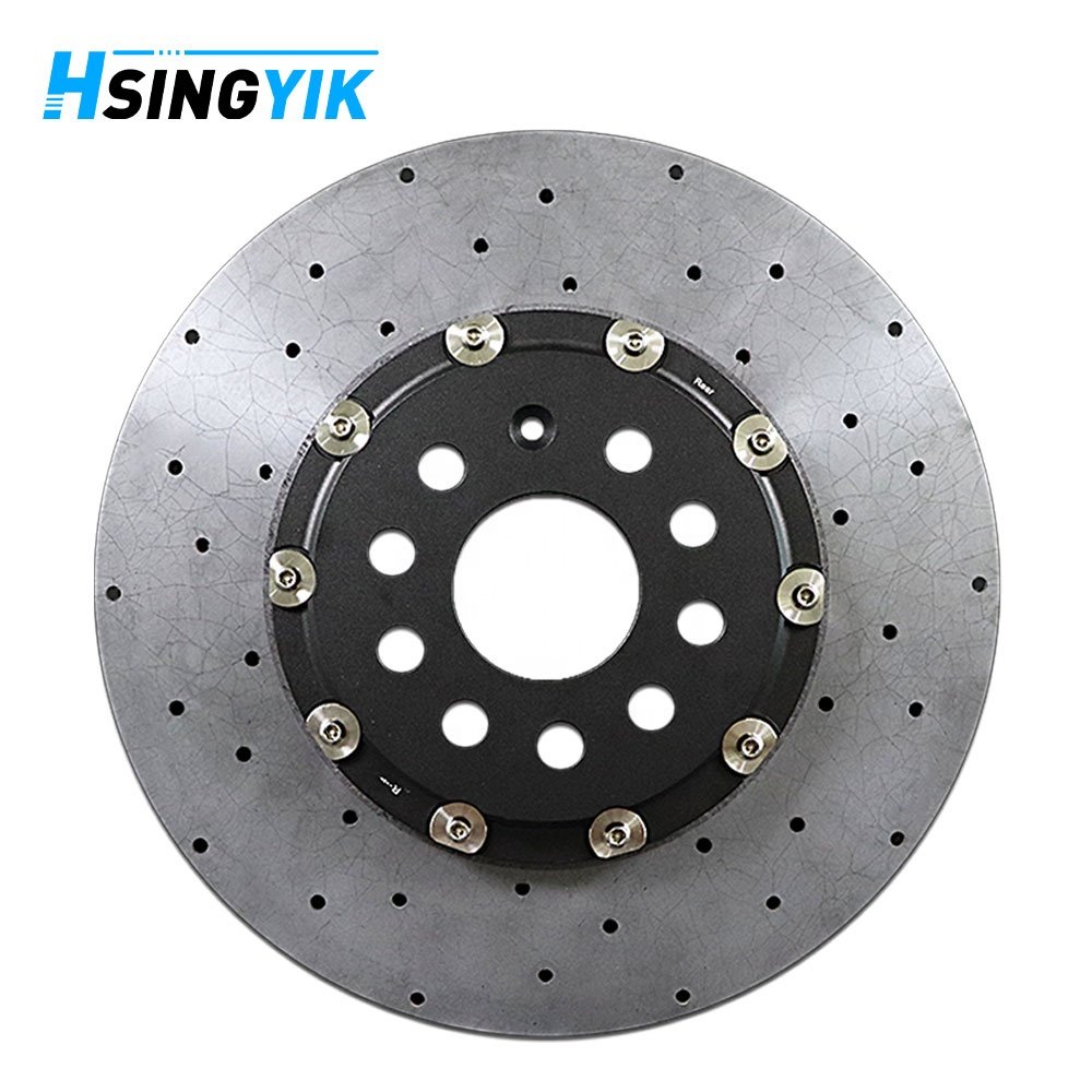 Hsingyik Carbon Ceramic Brake System Kit for Tesla Model X Plaid OEM Model X 365X28mm Rear Brake Disc Ceramic