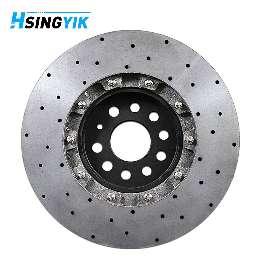 Hsingyik Carbon Ceramic Brake System Kit for Tesla Model X Plaid OEM Model X 365X28mm Rear Brake Disc Ceramic