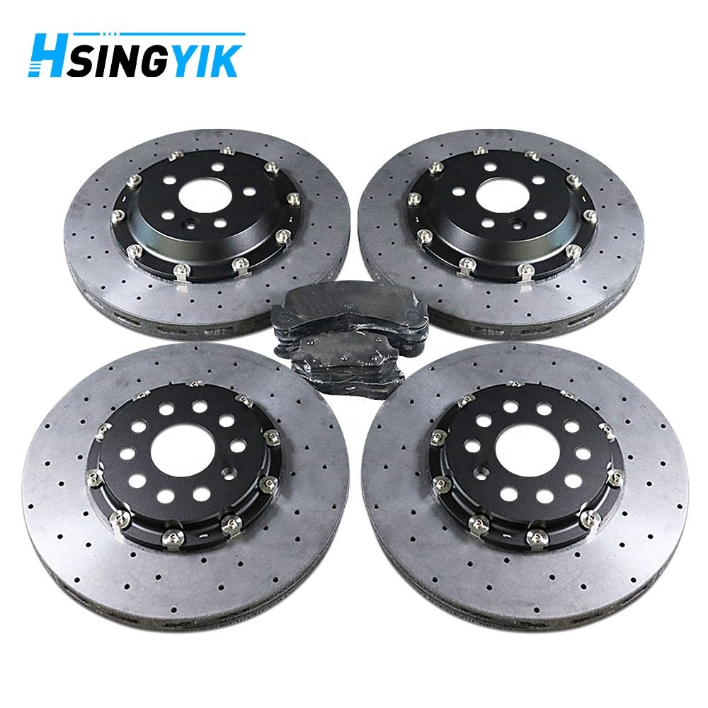 Hsingyik Carbon Ceramic Brake System Kit for Tesla Model X Plaid OEM Model X 365X28mm Rear Brake Disc Ceramic
