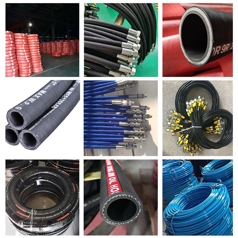 Working Tempearature -40°C+100°C R2/r1 1/4inch Steel Wire Braided Hydraulic Hose For Heavy Vehicle With After Sale Guarantee