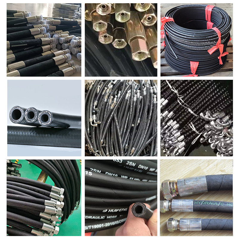 Working Tempearature -40°C+100°C R2/r1 1/4inch Steel Wire Braided Hydraulic Hose For Heavy Vehicle With After Sale Guarantee