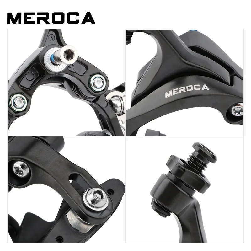 MEROCA Road Bike C Brake Caliper 700C Bike Rim for BMX Dead Fly Line Pull Bike Brake Side Pull Caliper Adjustable Brake