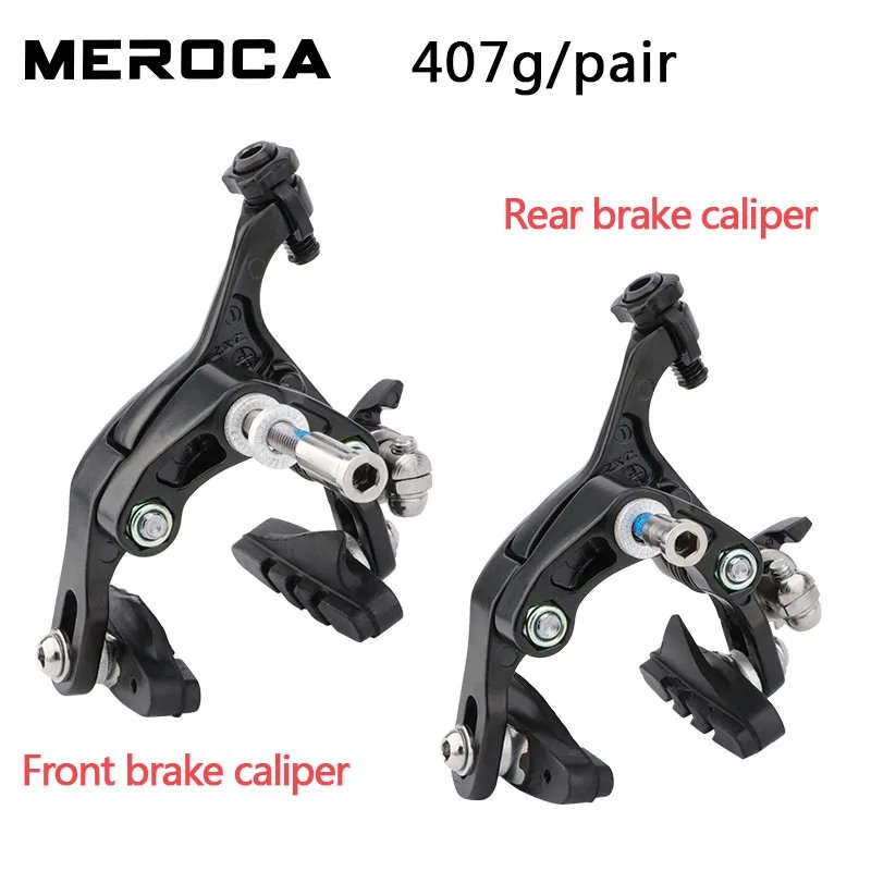 MEROCA Road Bike C Brake Caliper 700C Bike Rim for BMX Dead Fly Line Pull Bike Brake Side Pull Caliper Adjustable Brake