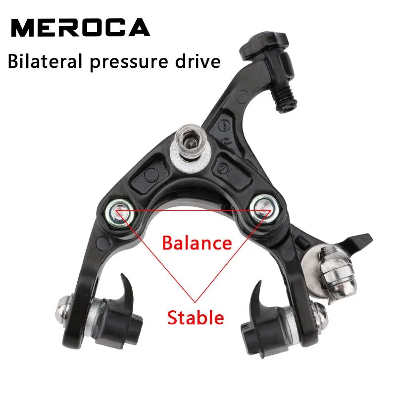 MEROCA Road Bike C Brake Caliper 700C Bike Rim for BMX Dead Fly Line Pull Bike Brake Side Pull Caliper Adjustable Brake