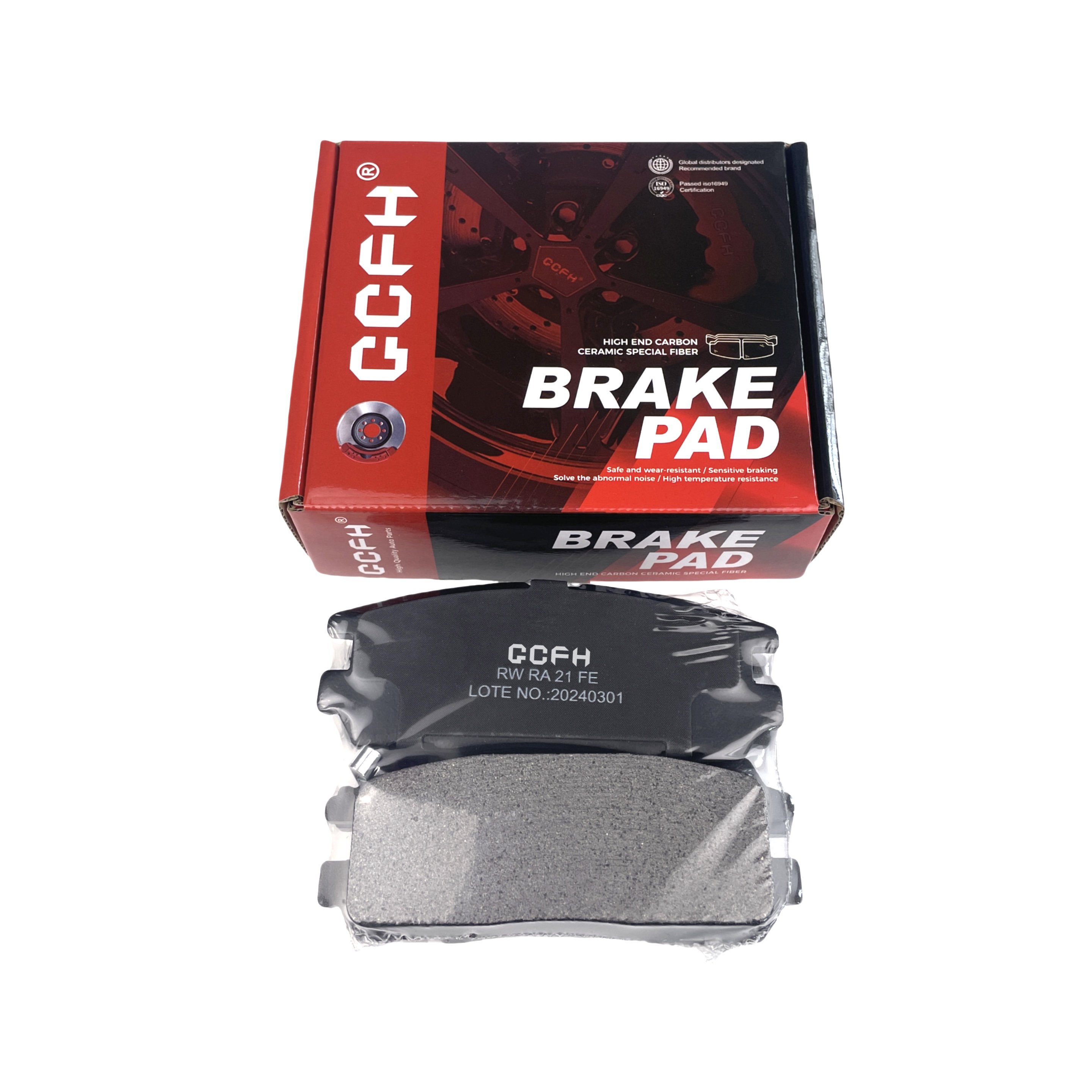 Noiseless Brake Pads for Car Disc Braking System